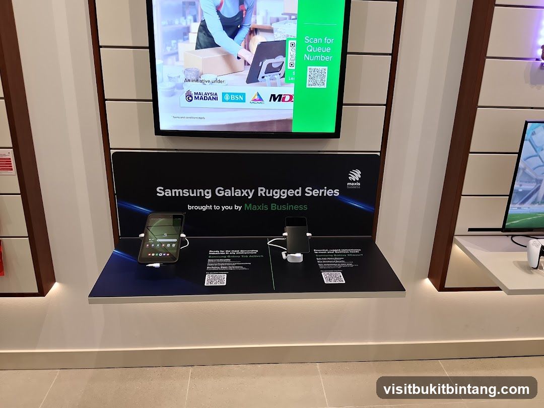 Samsung Galaxy Rugged Series Display