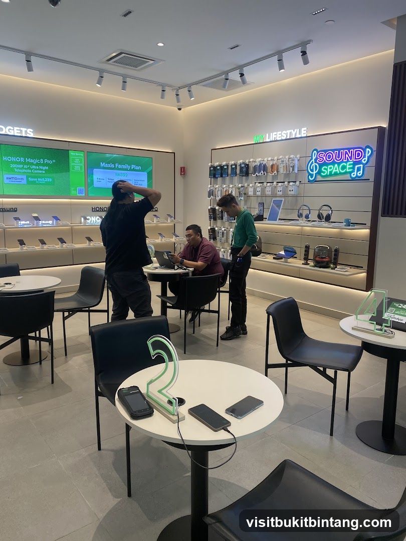 Electronics Store Interior