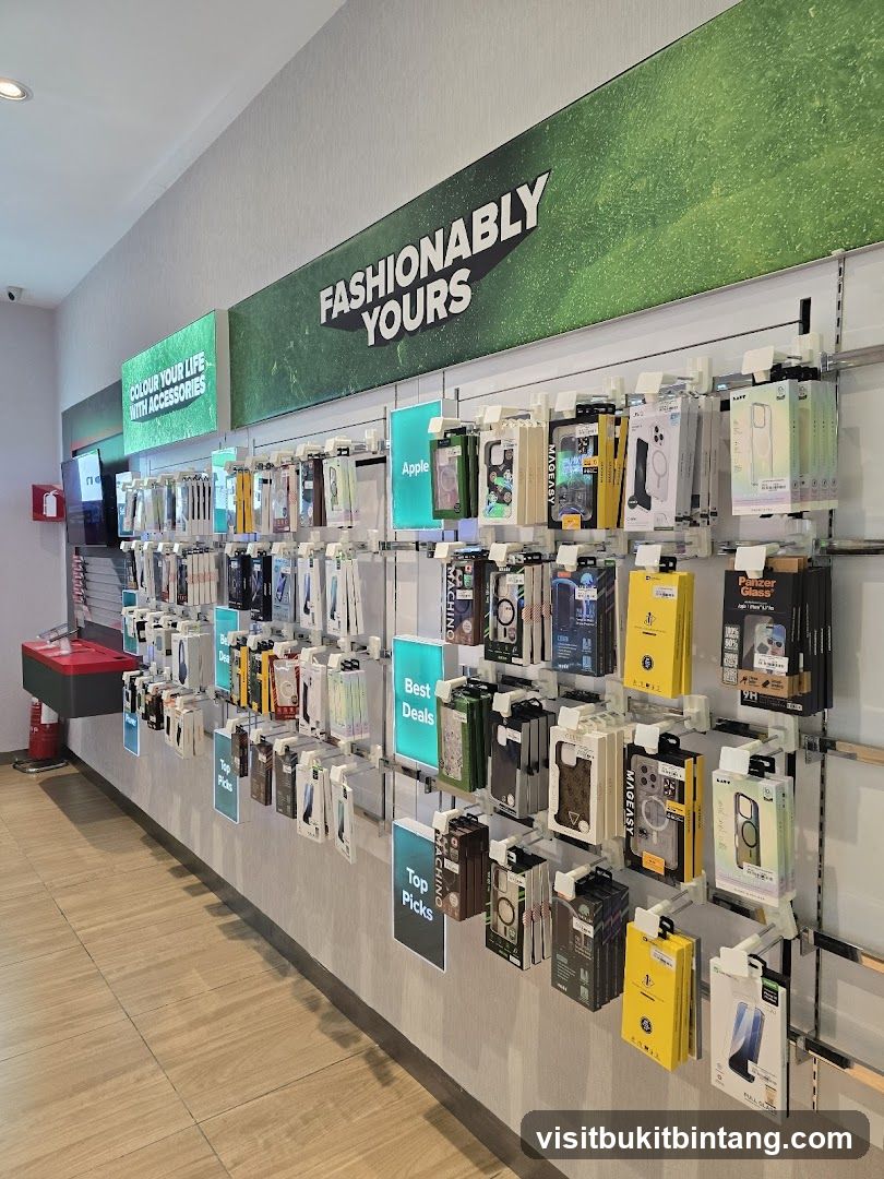 Phone Accessories Display