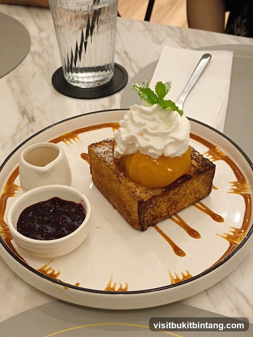 French Toast with Whipped Cream and Fruit