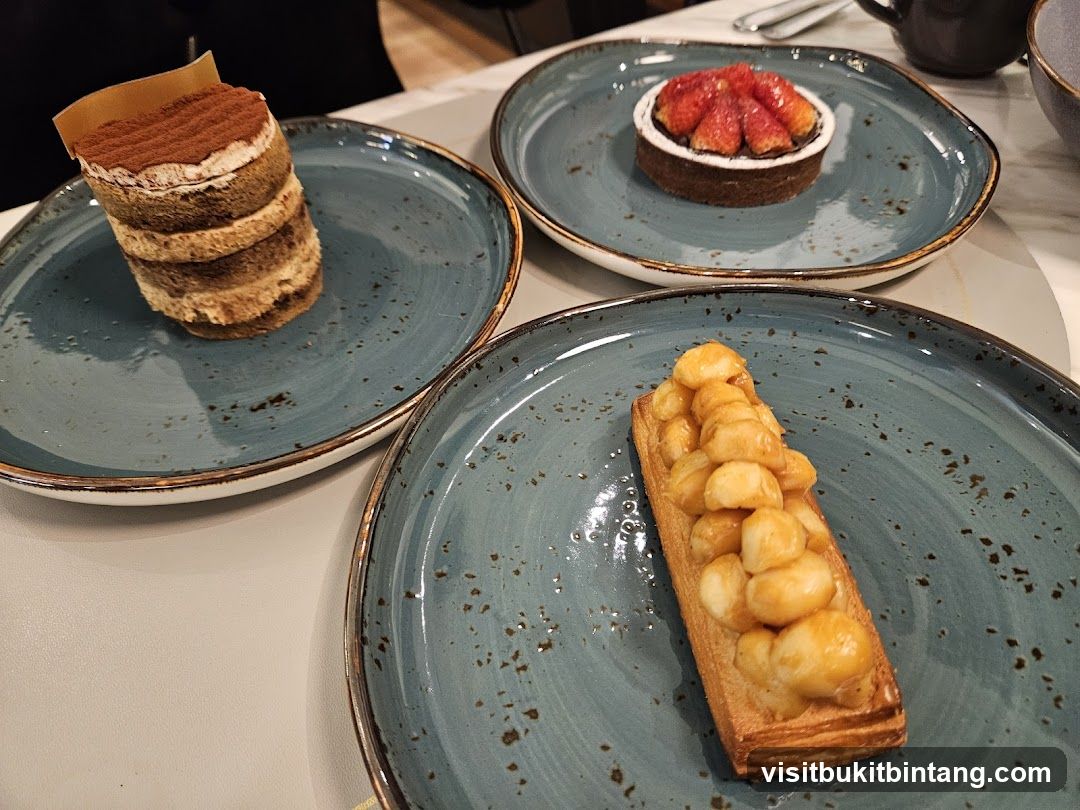 Desserts on Plates