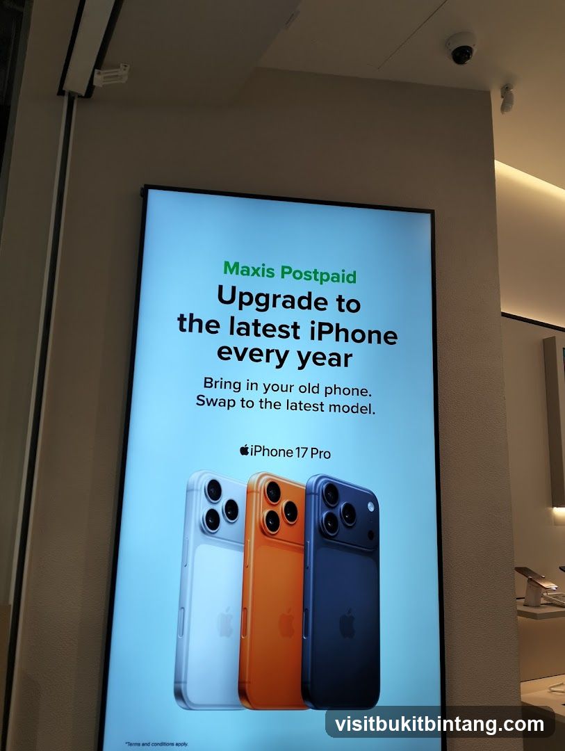 Maxis Postpaid iPhone Upgrade Advertisement