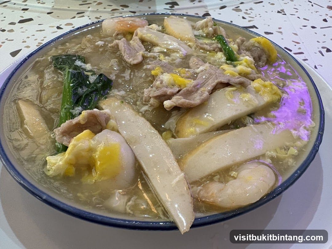 Seafood and Pork Noodle Soup
