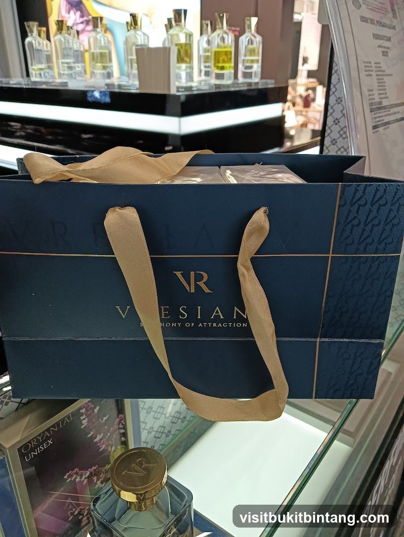 Perfume Shopping Bag and Bottle