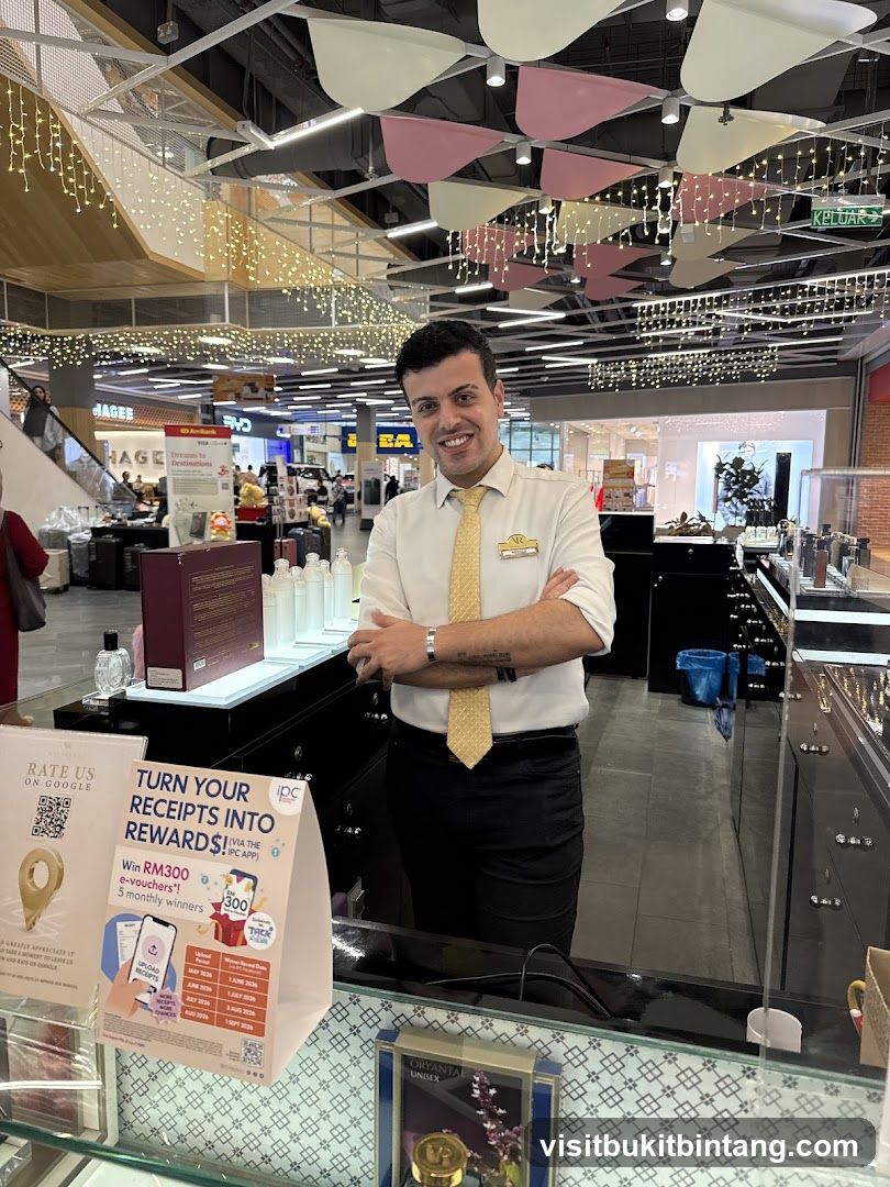 Sales associate in a store