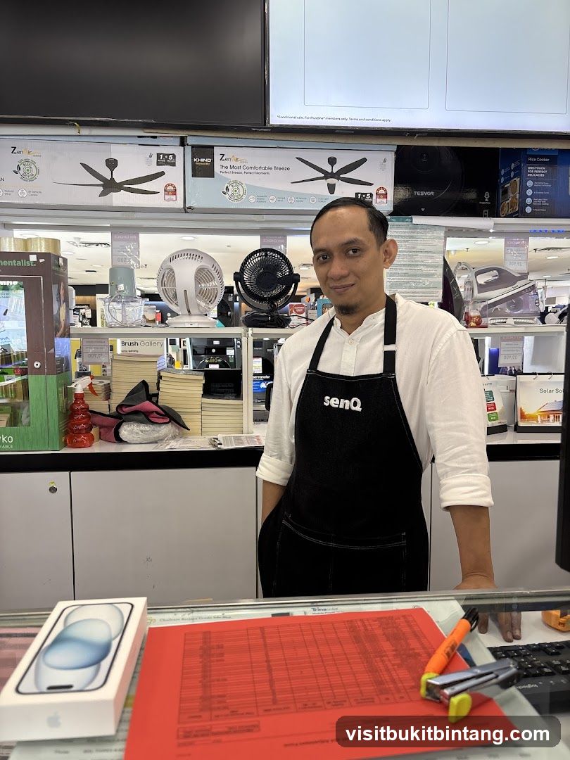 Store Employee at Counter