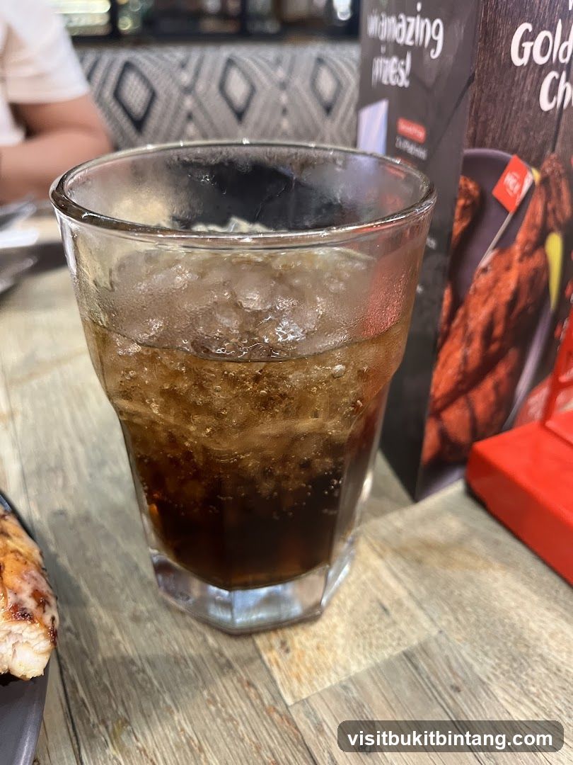 Glass of Soda with Ice