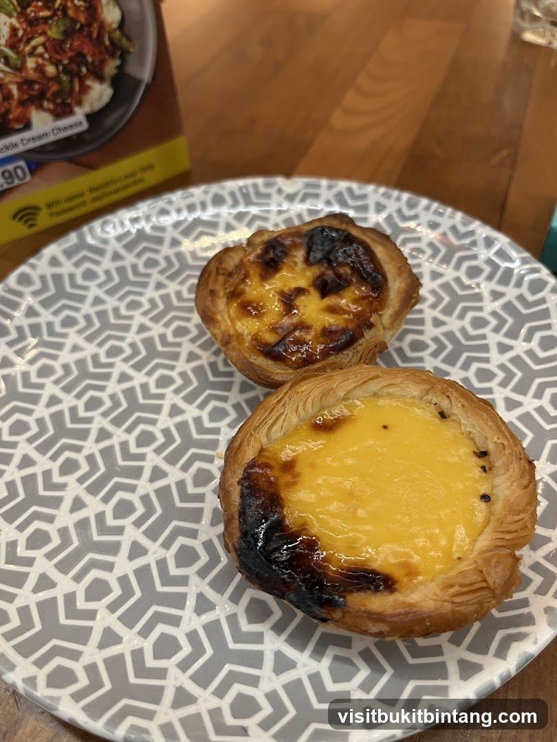 Two Portuguese Custard Tarts