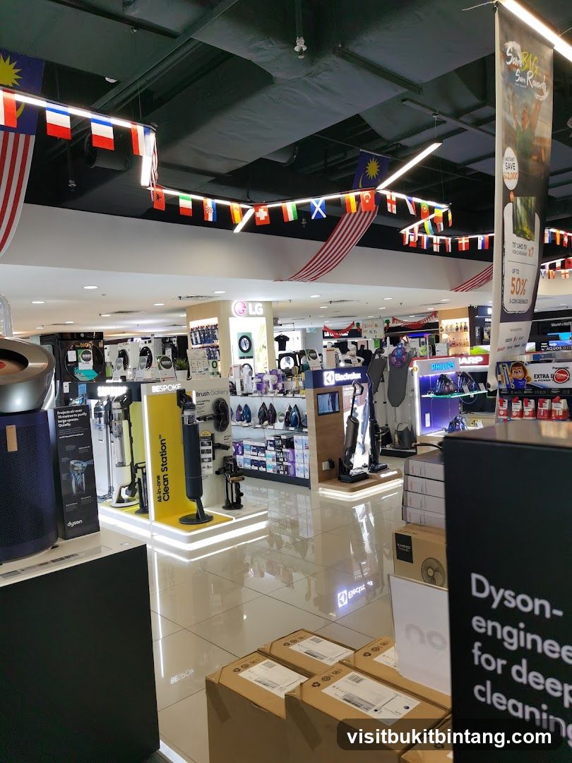 Electronics Store Interior