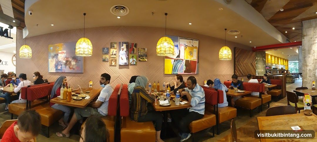 Restaurant Interior with Diners