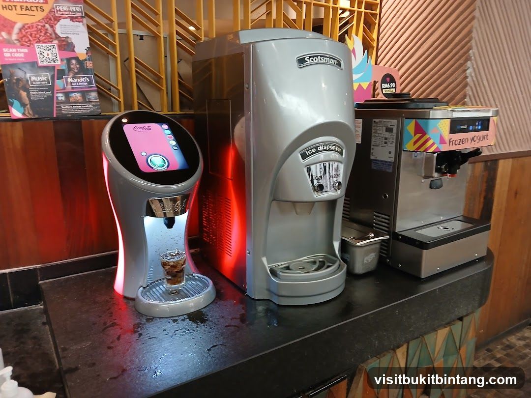 Beverage and Frozen Yogurt Station