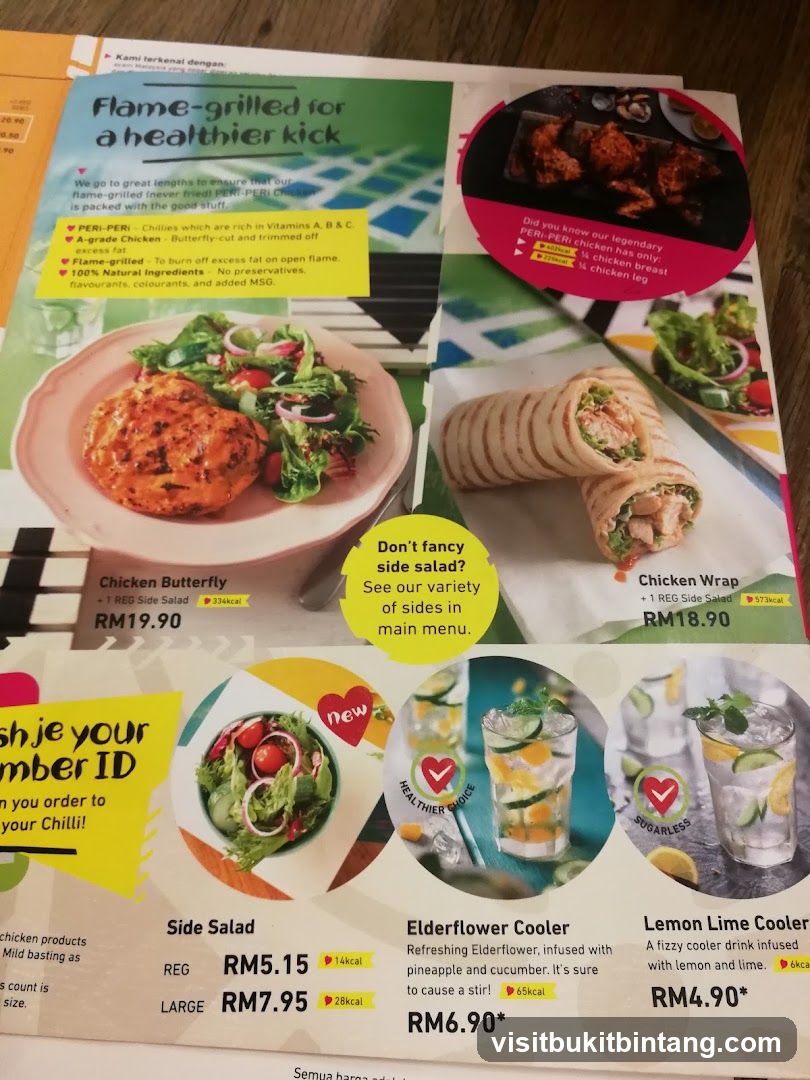 Flame-grilled for a healthier kick