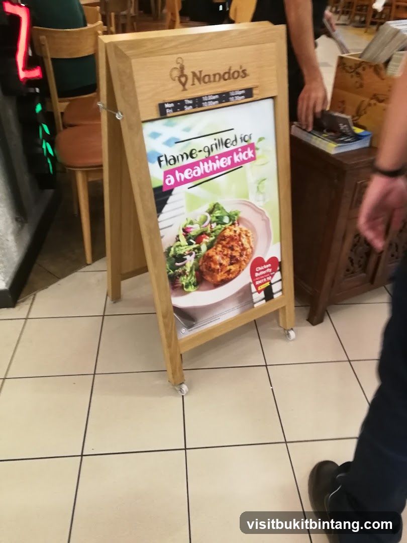 Nando's A-frame Sign