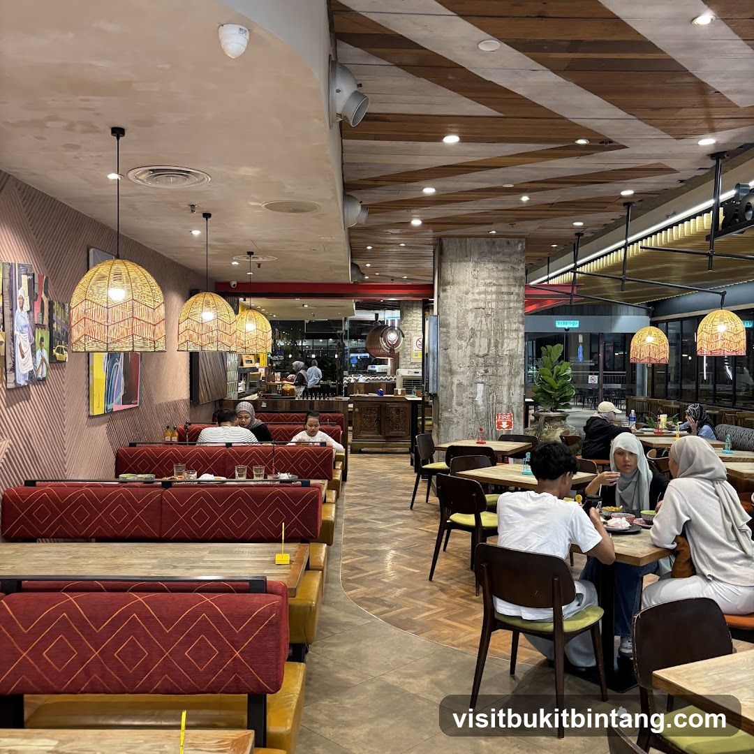 Restaurant Interior with Booth Seating