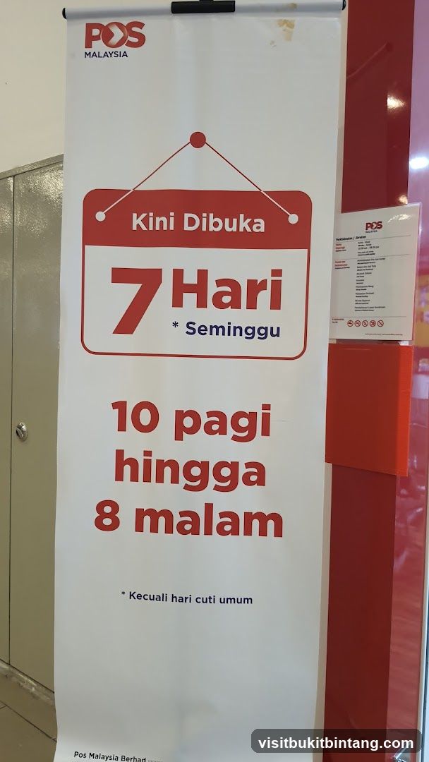 POS Malaysia Opening Hours Banner