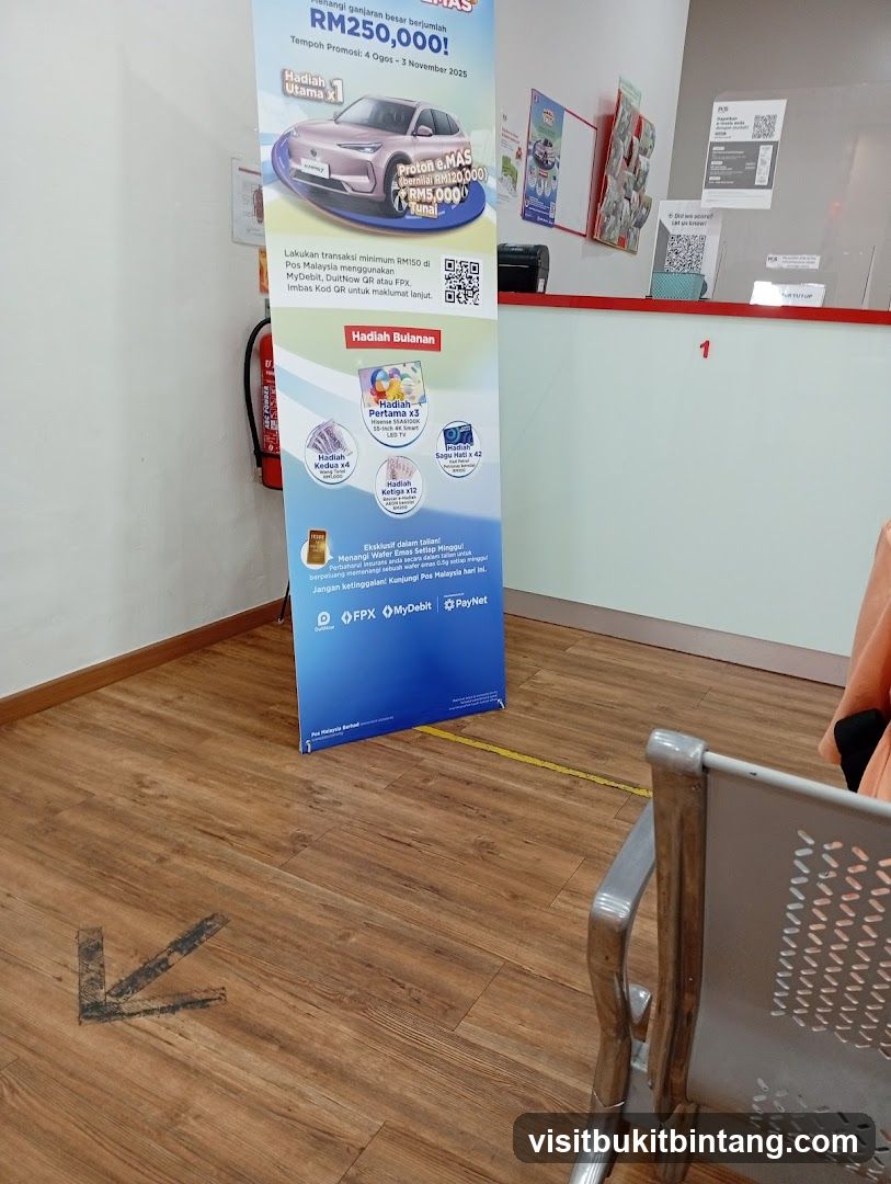 Promotional Banner for Pos Malaysia