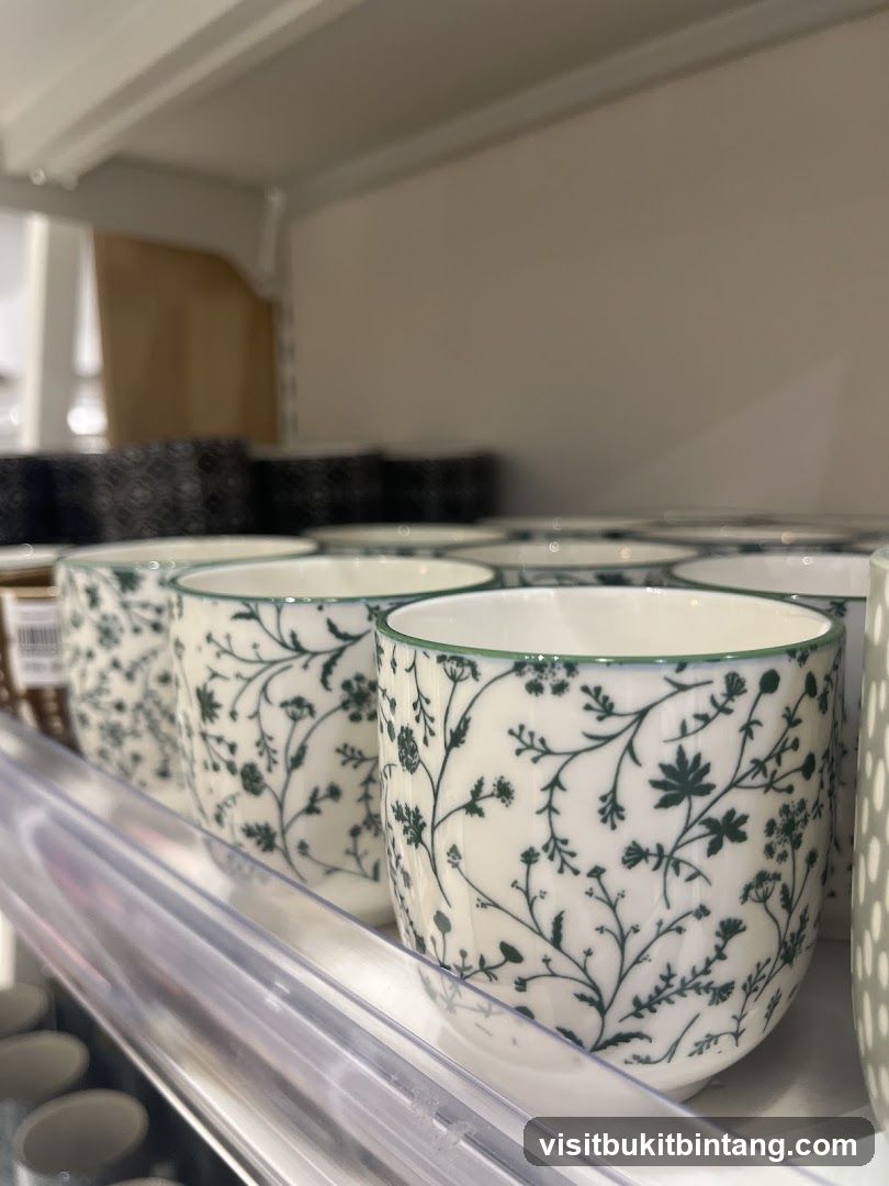 Floral Patterned Cups