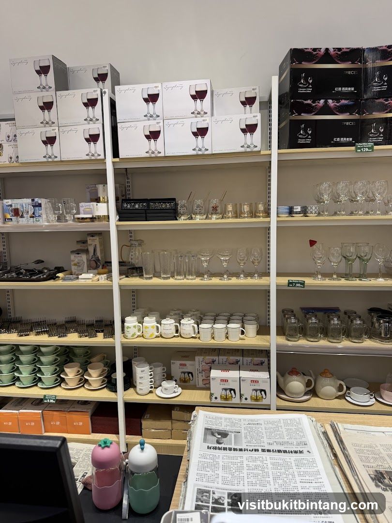 Home Goods Store Shelves