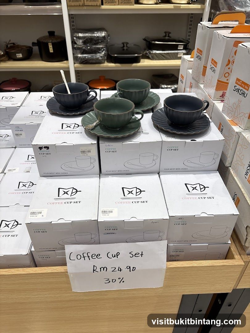 Coffee Cup Set Display