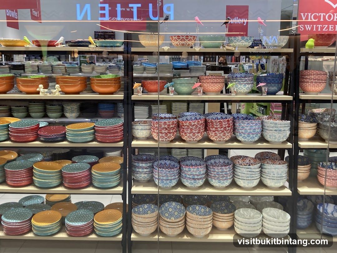 Display of Bowls and Plates