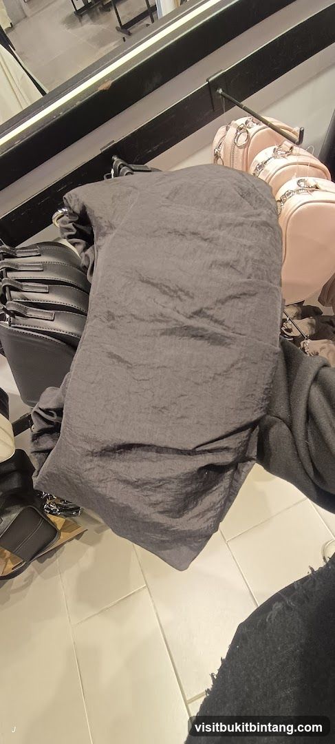 Clothing and Bags in a Store