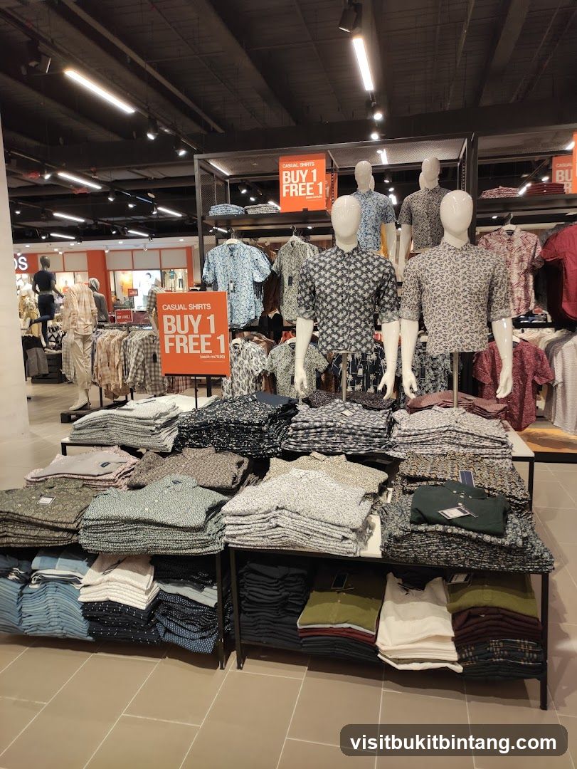 Casual Shirts Display