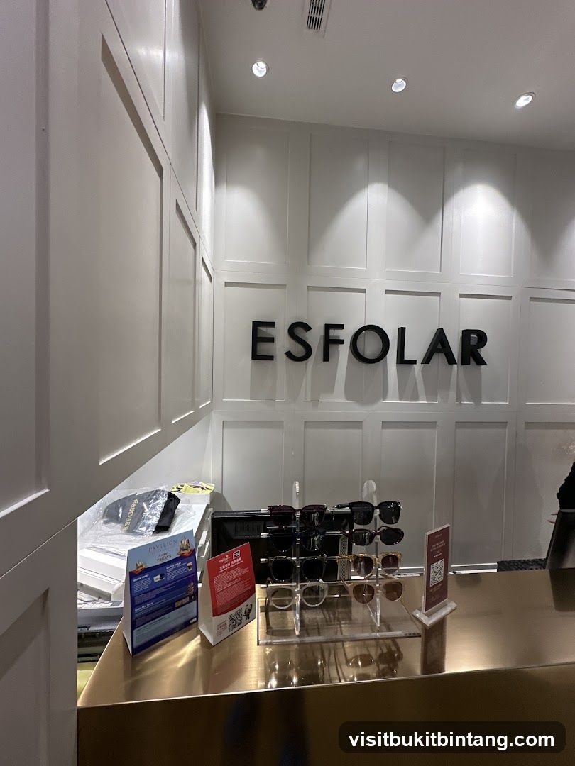 Eyewear Store Counter