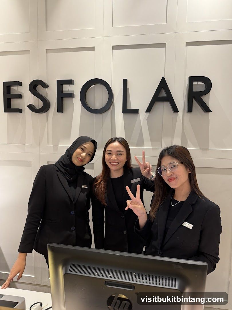 Staff Posing at Counter