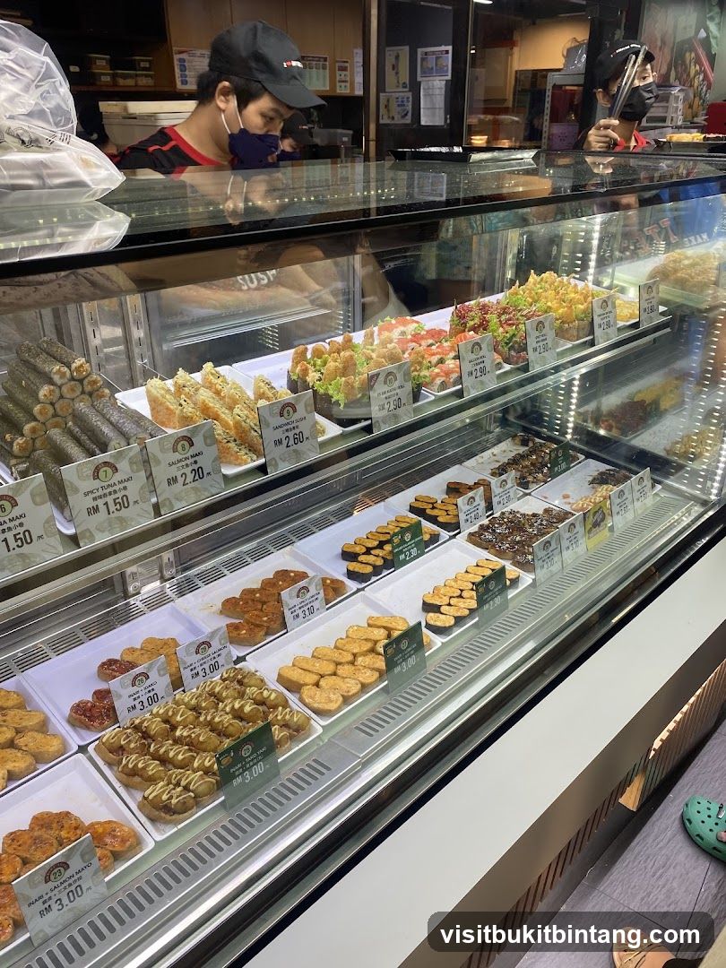 Sushi and Maki Display