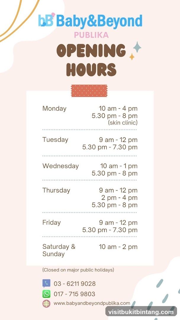 Baby and Beyond Child Specialist Clinic Publika