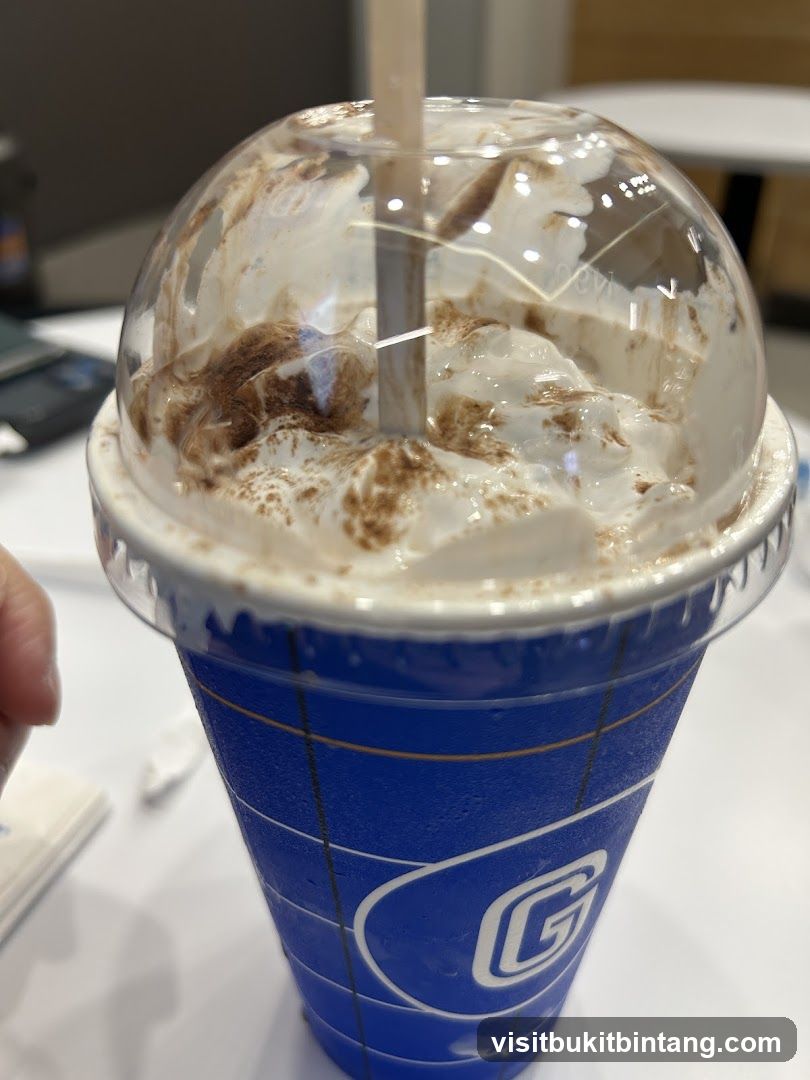 Chocolate Drink with Whipped Cream