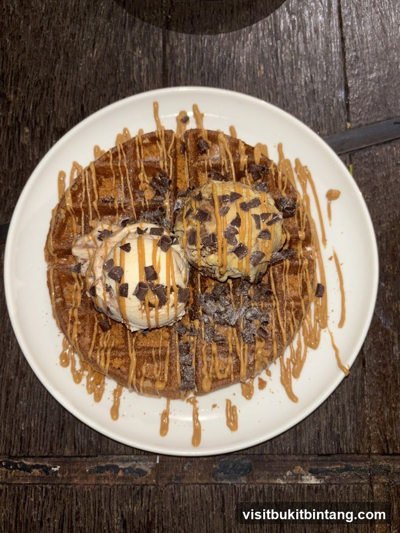 Waffle with Ice Cream