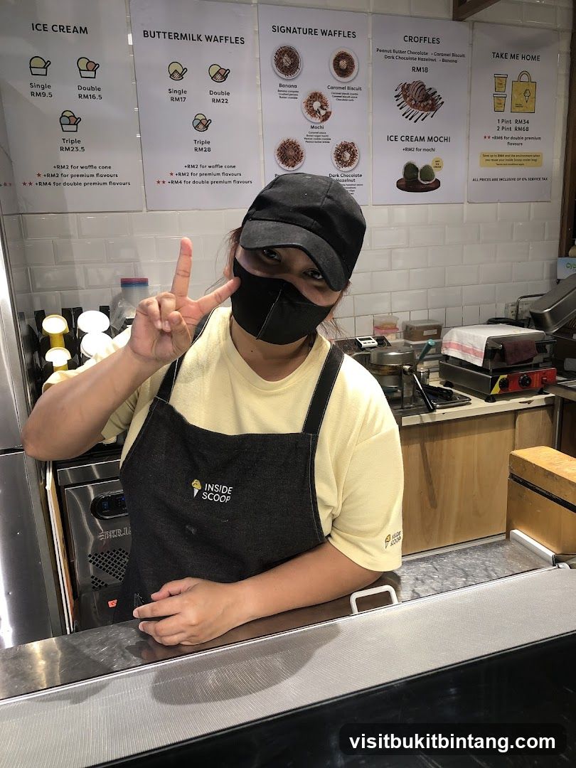 Ice Cream and Waffle Shop Staff