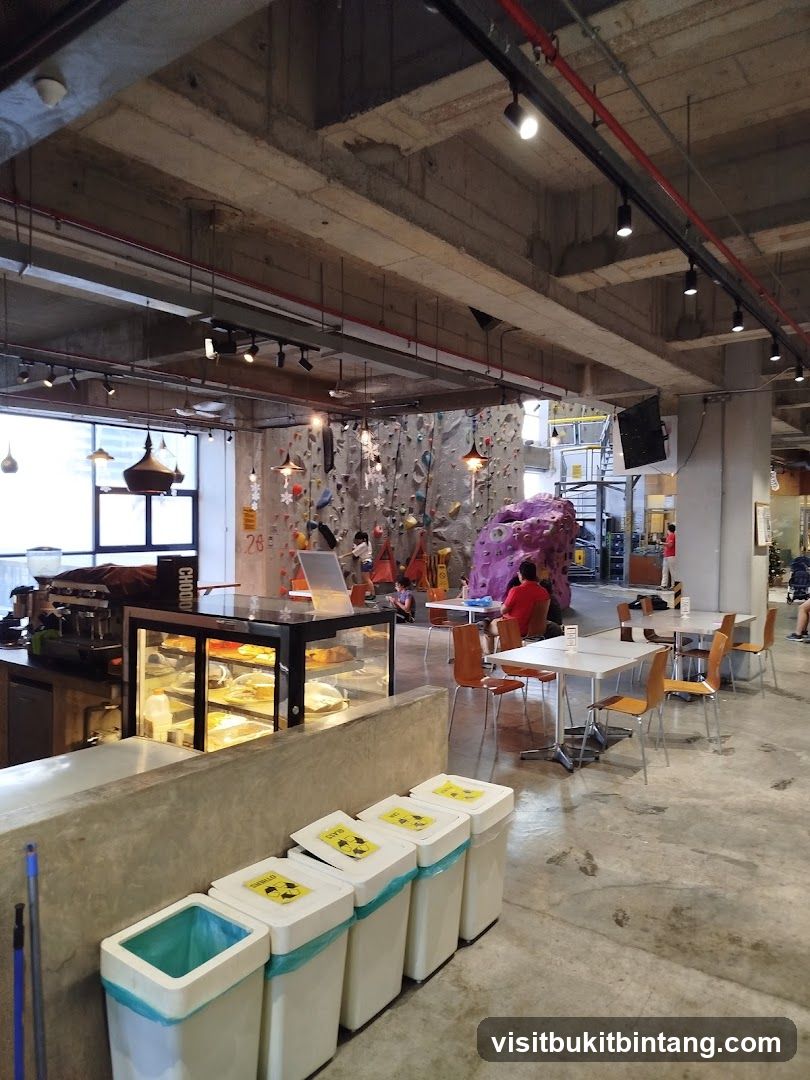 Indoor Climbing Gym Cafe