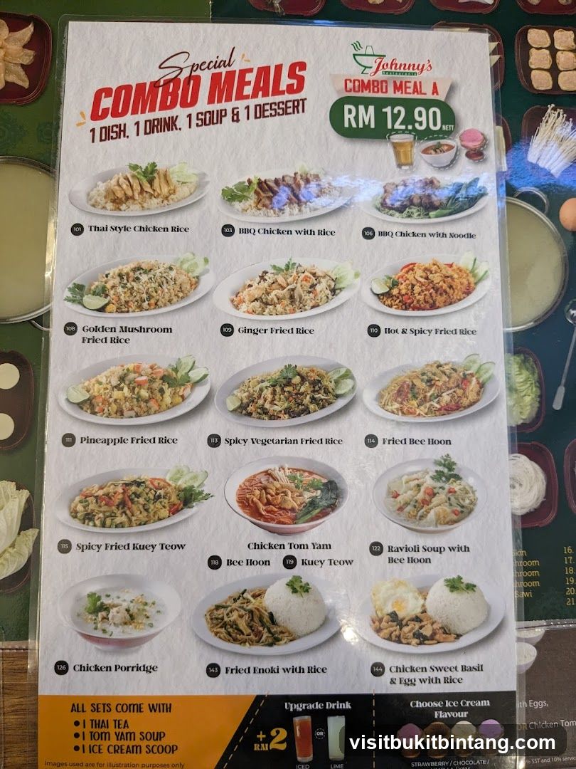 Johnny's Restaurant Combo Meals