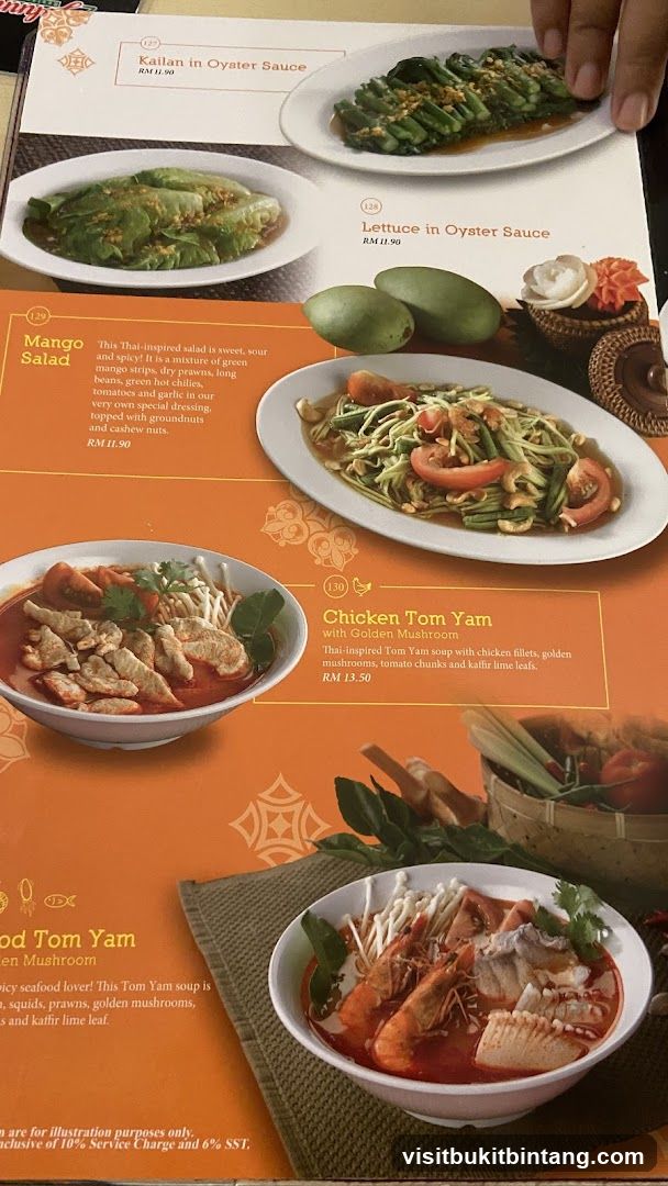 Thai Menu