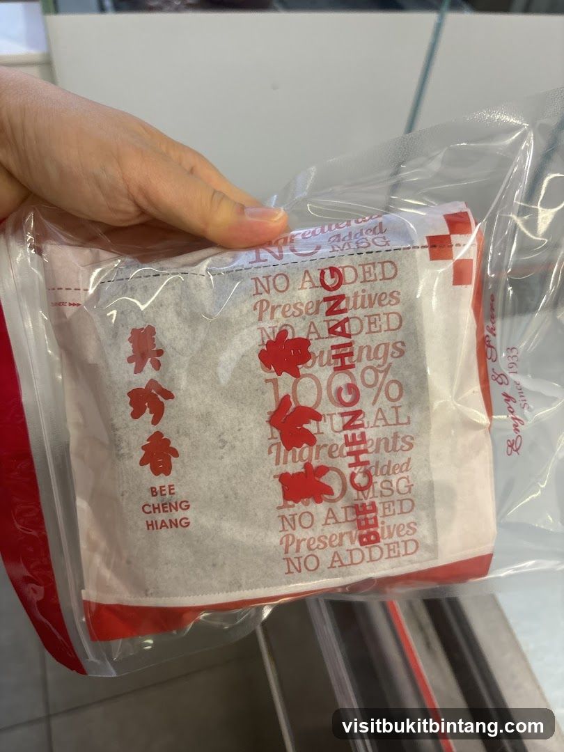 Bee Cheng Hiang Packaging