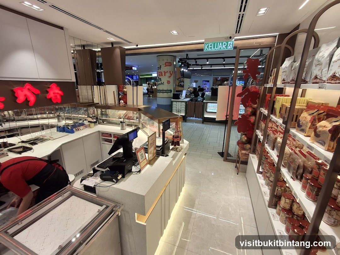 Store Interior with Packaged Goods