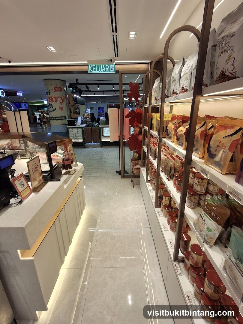 Store Interior with Packaged Goods