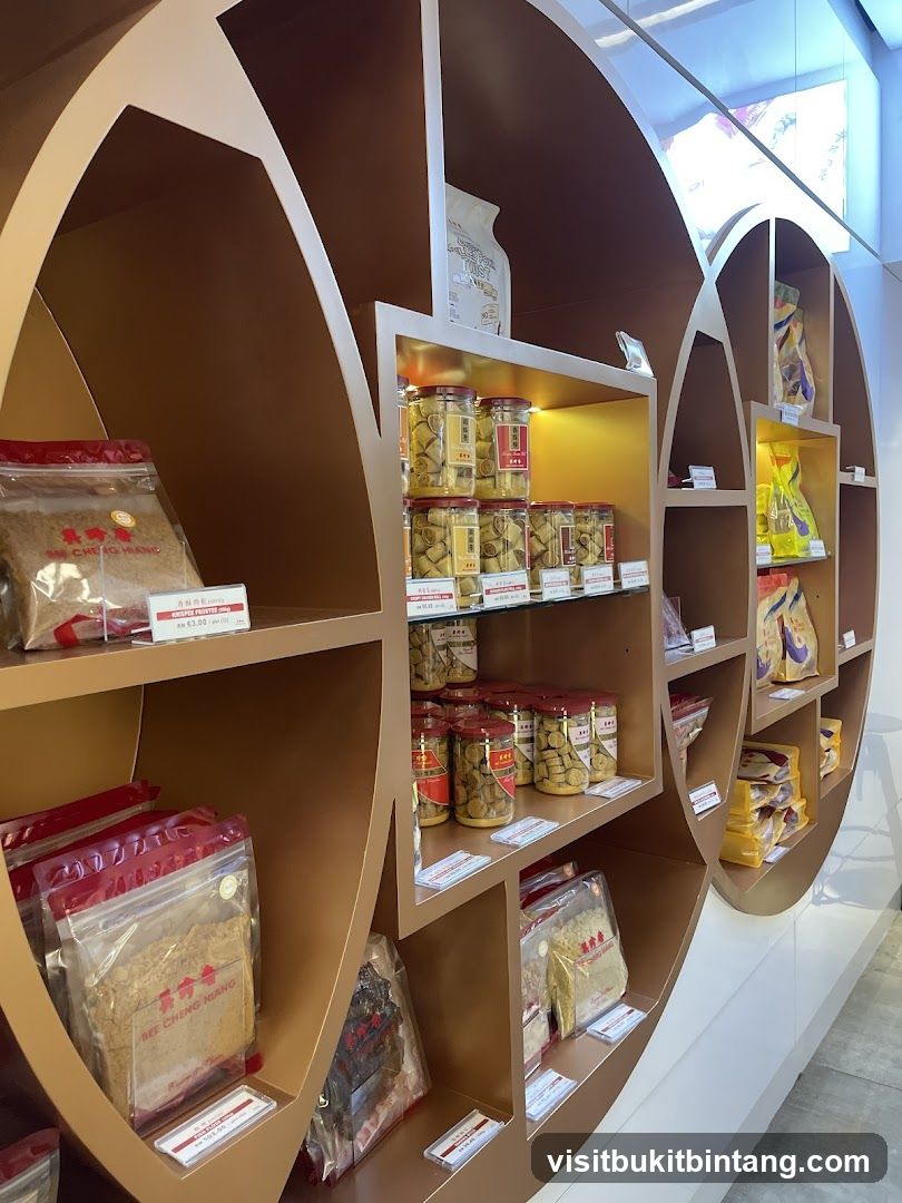 Store Interior with Packaged Snacks