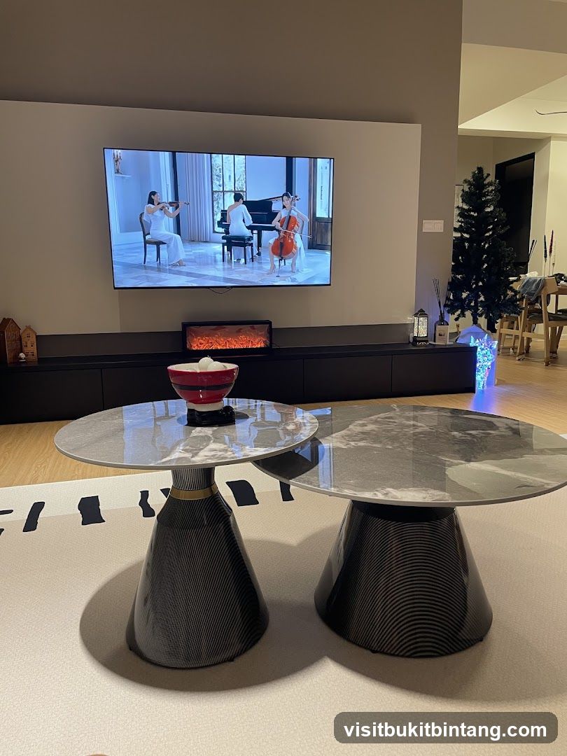 Living Room with Entertainment Setup