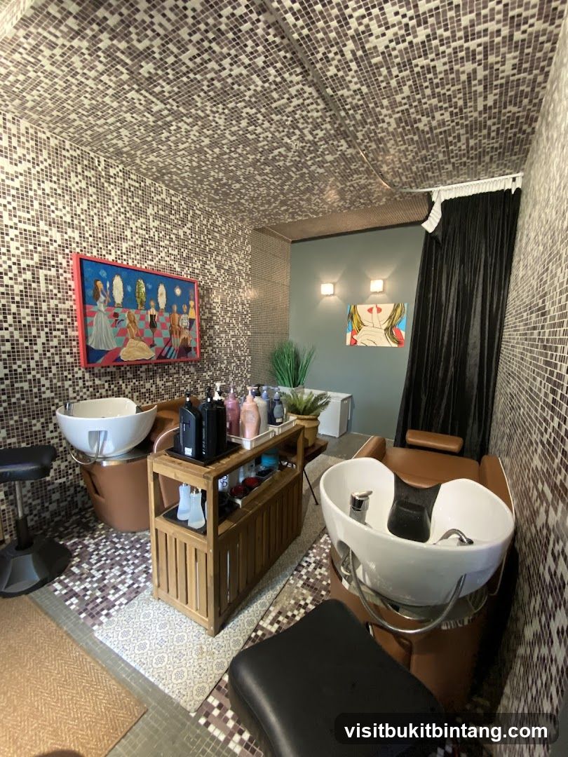 Hair Salon Washing Station