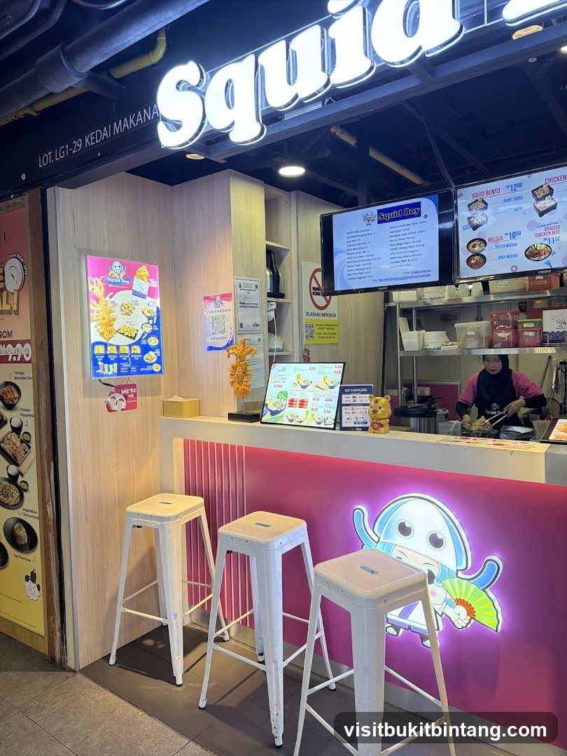 Squid Boy Food Stall