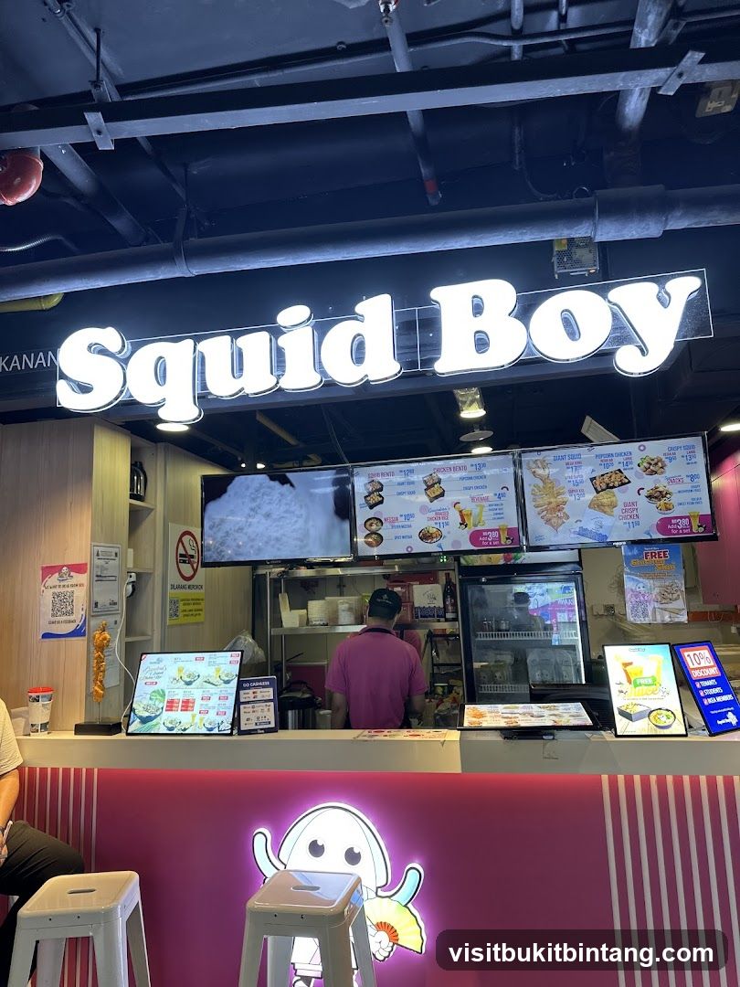 Squid Boy Food Stall