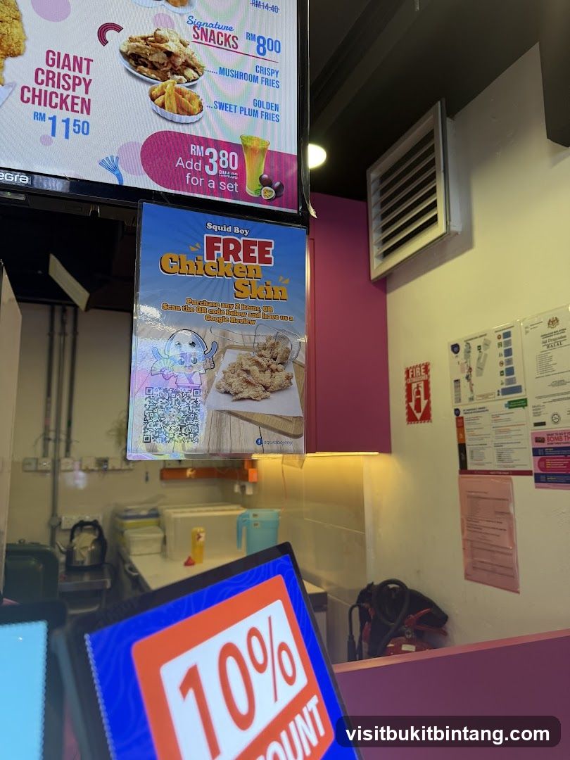 Promotional Poster and Menu Snippet