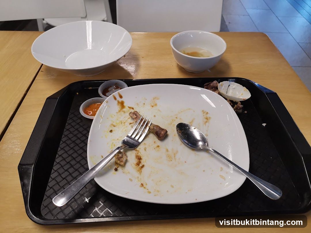 Messy Table After Meal
