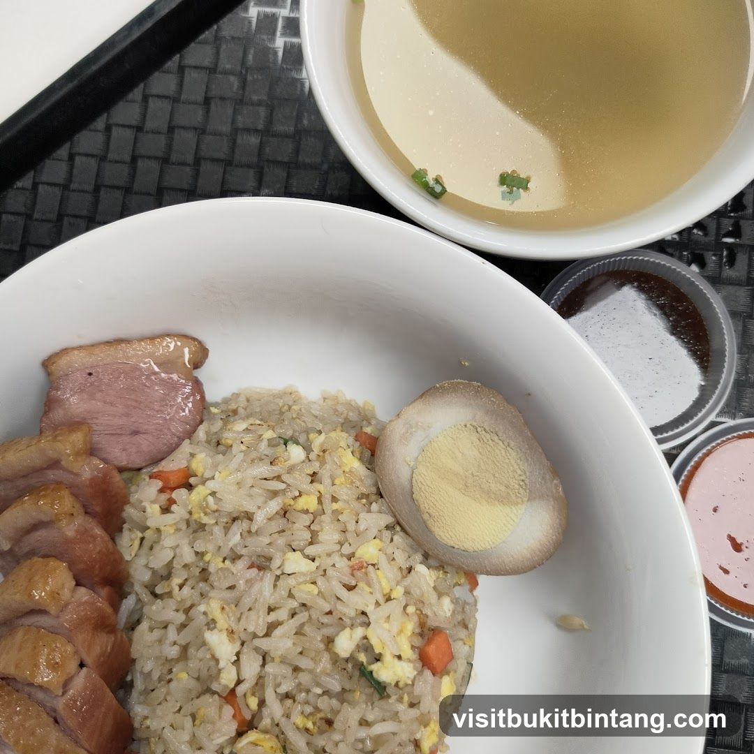 Duck Fried Rice with Soup