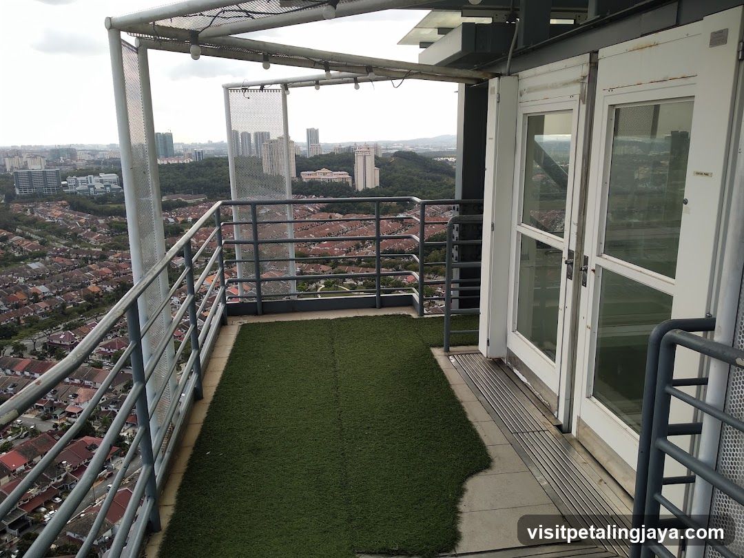 High-rise balcony view