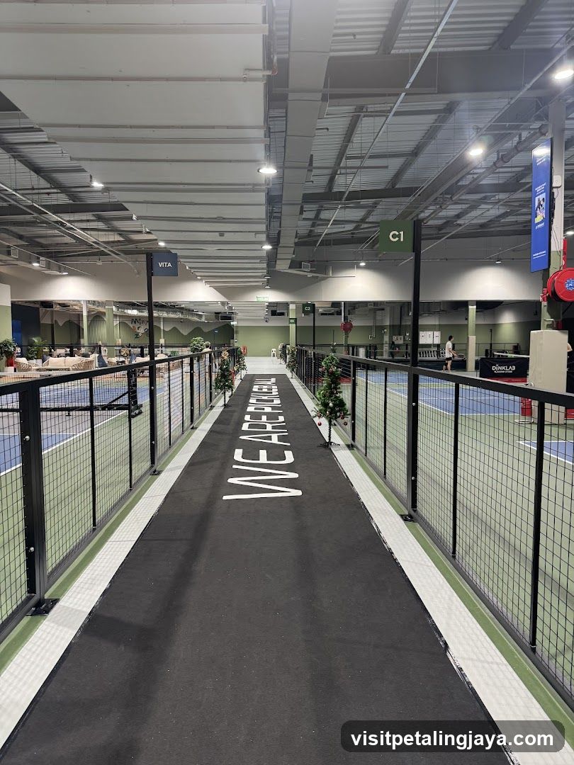 Indoor Tennis Facility Corridor