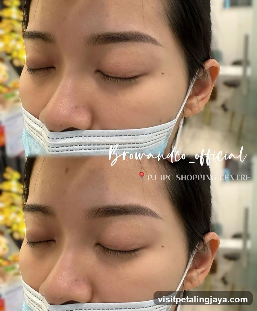 Browandco Official Brow Lamination Before and After